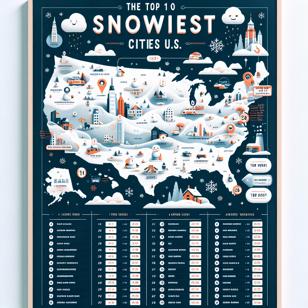 Ranking the Top 10 Snowiest Cities in the U.S