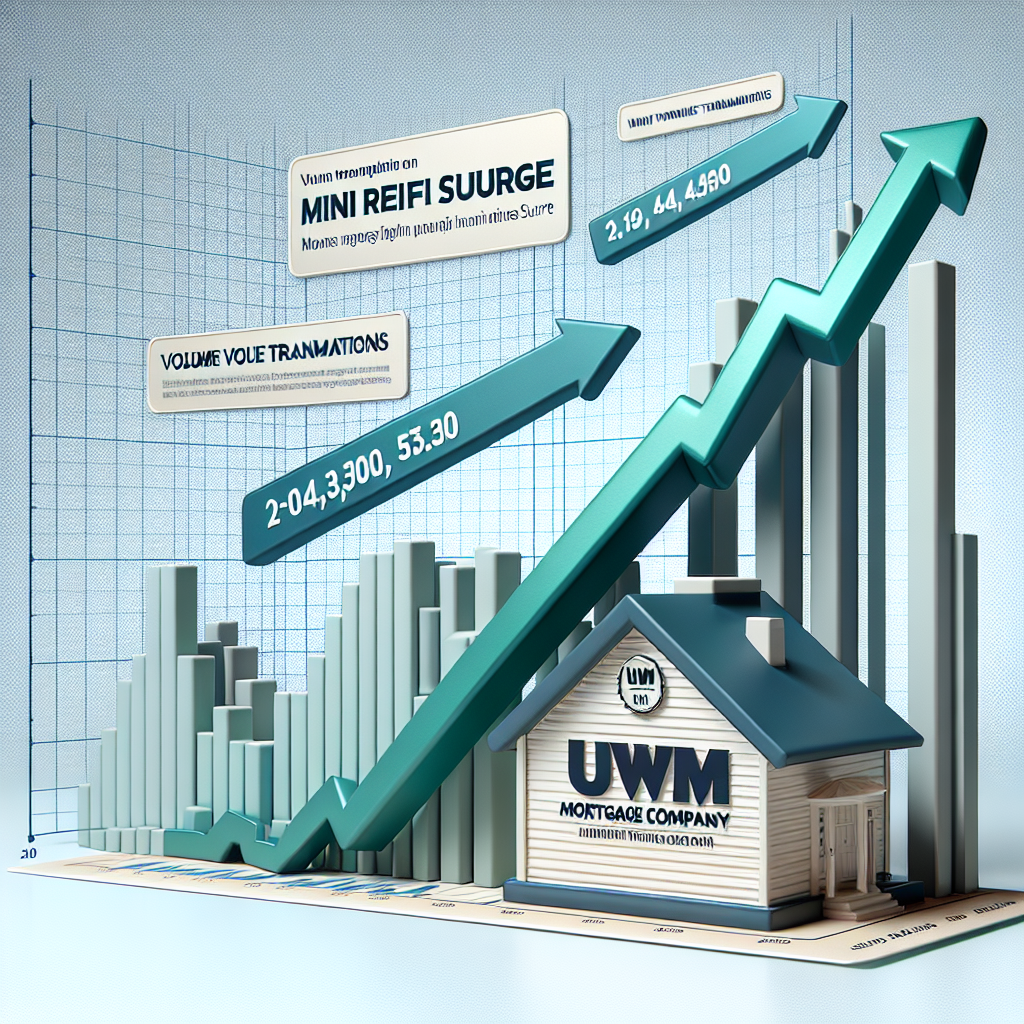 UWM Achieves Three-Year High in Volume During Mini Refi Surge