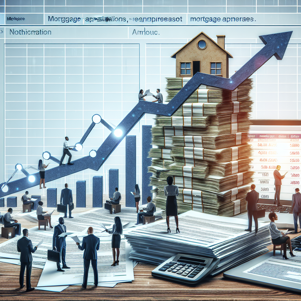 Mortgage Applications Surge as Interest Rates Hit Monthly Low